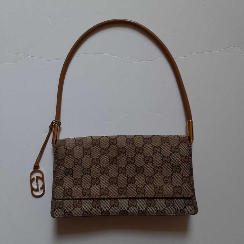Authentic Vintage Gucci Handbag (2000) with Original GG Dust Bag